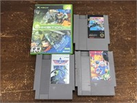 3 NES Games & 1 Xbox game