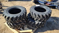 (4) New 12-16.5 Skidsteer Tires