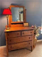 Antique Dresser & Mirror