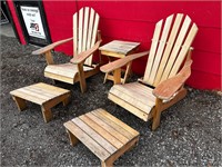 Pair of Muskoka Chairs & Table