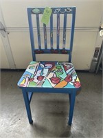 Painted Faces Chair