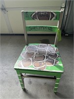 Shelbyville Rams Painted Chair