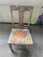 Fall Scene painted Chair