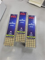 X3  100 rd boxes CCI 22 short sub sonic ammo