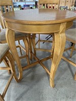 Pub Table 36" Tall 4 Chairs 48x24x18