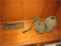 military canteen & belt