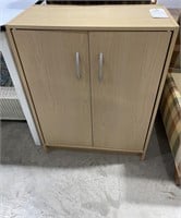 Pressed wood 2 drawer cabinet