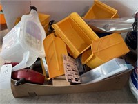 Bolt bins, Stapler & Staples, lots of misc items