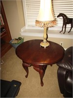 lamp & dropleaf end table