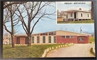 Vintage Elvis Presley Birthplace RPPC Postcard