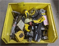Assorted Tools Including Air Wrench, Tape
