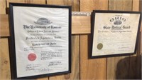 UNIVERSITY OF KANSAS & STATE OF OHIO DECREES