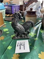 Cast iron rooster napkin holder