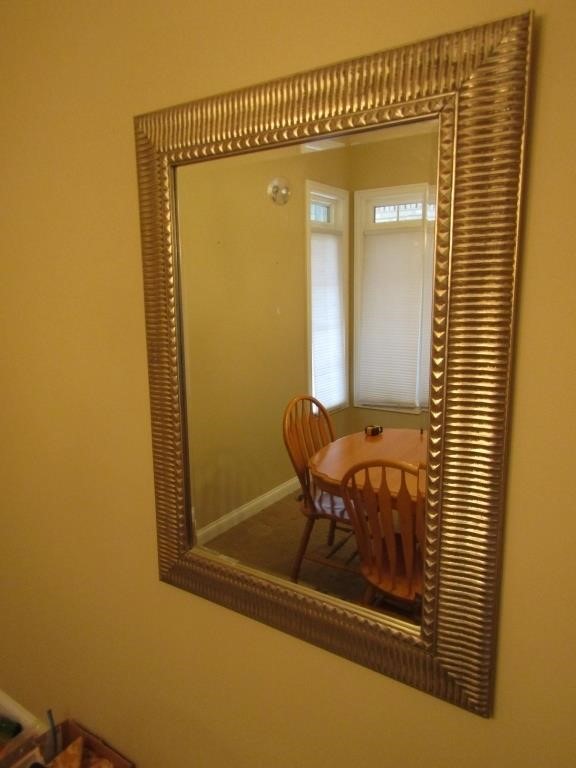 wall mirror & 2 chairs