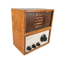 1960s KLH Model Eight FM Tube Radio w Speaker