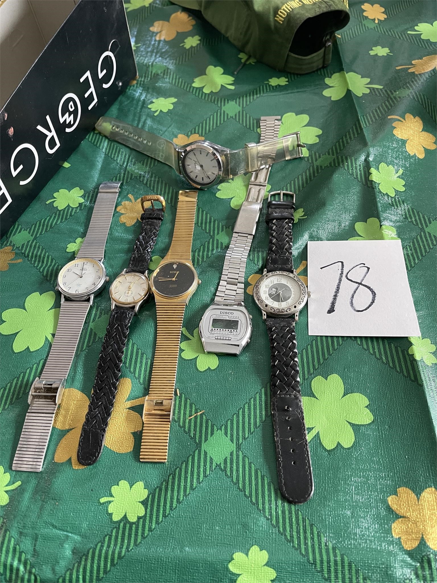 Timex Indiglo Fossil James Dean watches