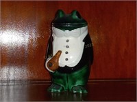 Vintage Dapper Frog Figurine
