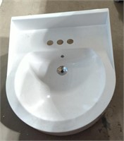 Metal Wall Mounted Sink (19"×7"×20")
