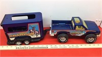NYLINT TOY TRUCK & TRAILER & JEEP