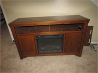 TV stand w/electric fireplace