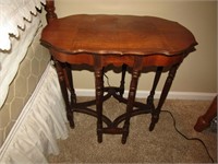 antique lamp table