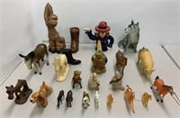 Group figurines - Hong Kong animals, donkey,