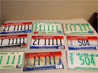 Idaho License Plates Unique Number 11 111
