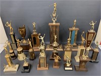 Group vintage sports trophies - Tennis, etc. -