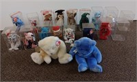 Collection Ty Bear Beanie Babies including