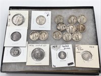 Collection of 18 Various Coins Including