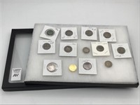 Collection of 13 Various Nickels Including