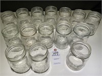 15 VTG Pint Canning Jars - Kerr, Ball & Golden
