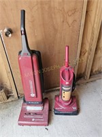 Pair of Red Vacuum Cleaners