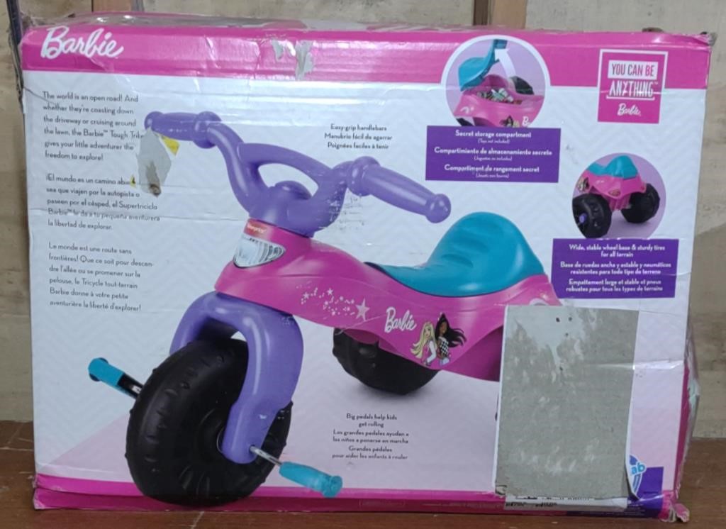 Fisher-Price Barbie Tough Trike Tricycle.