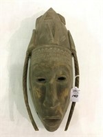 Handmade Wood Carved Mask From Haiti