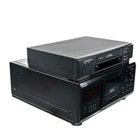 Sony CDP-CX255 200 Mega Storage & Mitsubishi HS-U