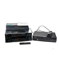 Sony CDP-CX151 100 CD & Mitsubishi HS-U540 VHS
