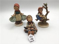 Lot of 3 Goebel Germany Hummel Figurines