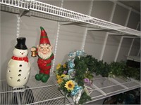 christmas items incl:snowman