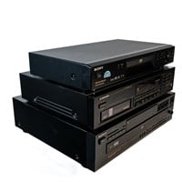 Sony CDP-C435, Pioneer PD-M430 & Sony DVP-NS300