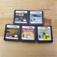 Lot Of 5 Nintendo DS Games