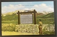 Vintage Fort Connah Montana PPC Postcard