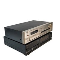 Luxman K-405 Tape Deck & Sharp DX-C3510 CD Player
