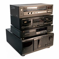 Sony CDP-CX225 CD, Technics SU-Z990 & Pioneer CT-W