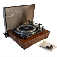 Dual 1019 Turntable with Wood Cabinet