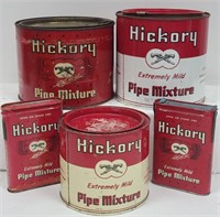 Hickory Pip Mixture Tobacco Tins - 2 Vertical