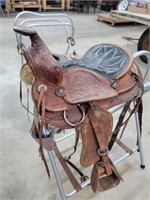 Vintage Leather 12"  Pony Saddle
