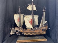 SANTA MARIA SHIP MODEL MADE IN SPAIN -