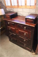 antique drop center dresser