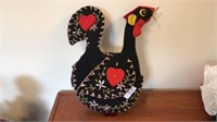 Tea Cozy Rooster hand stitched 16in